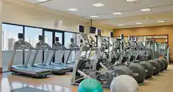 Fitness Center With Exercise Machines